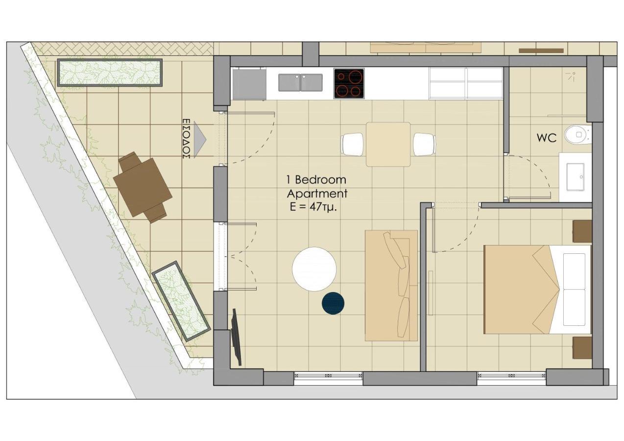 Sti Chora Apartments Λευκάδα Εξωτερικό φωτογραφία